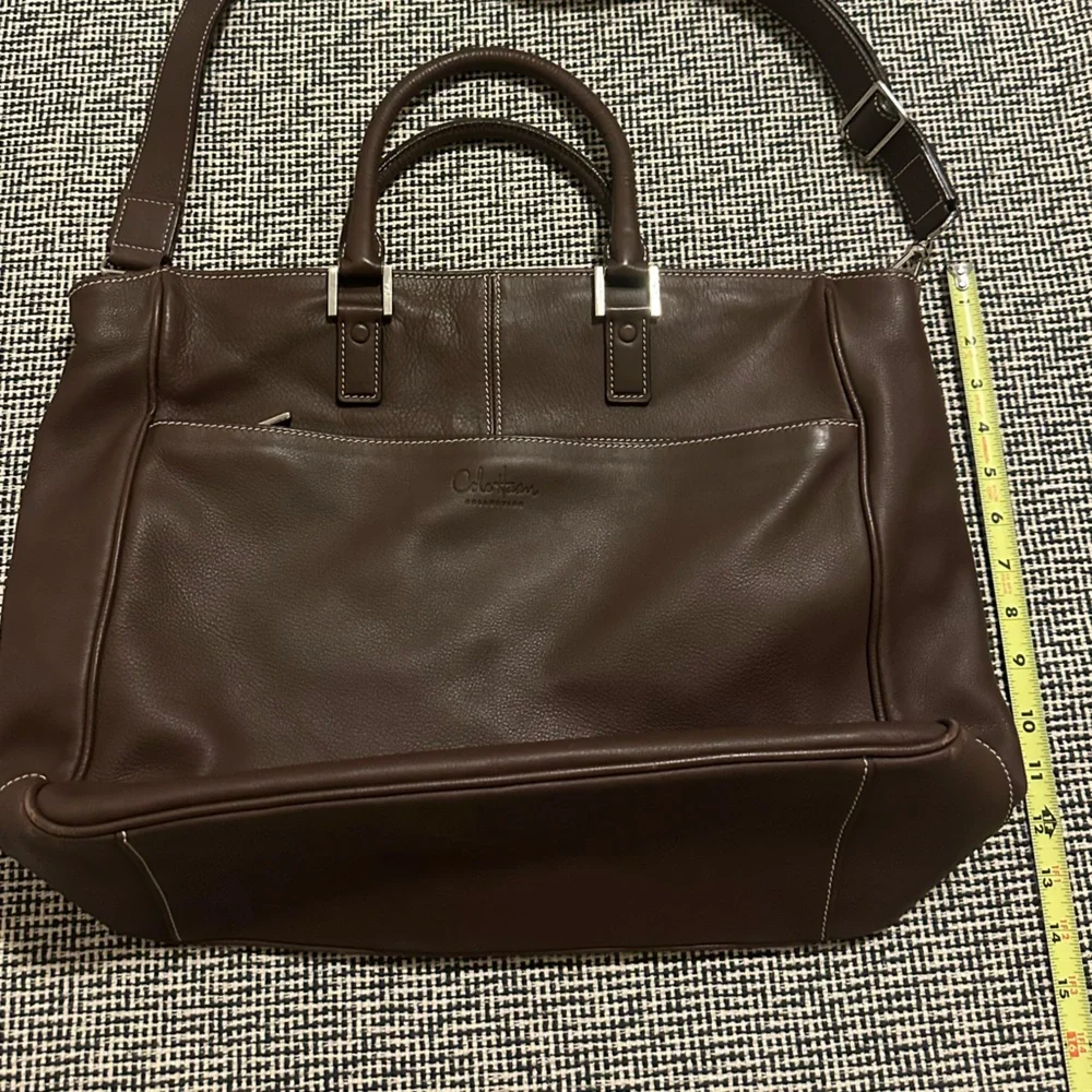 Cole Haan Brown Leather Travel Bag